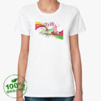 Женская футболка органик