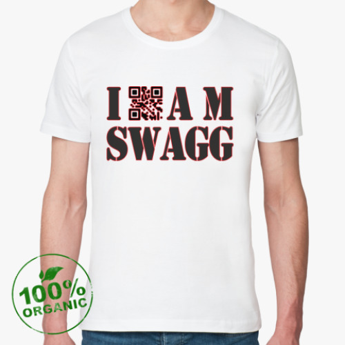 Футболка из органик-хлопка I AM SWAGG