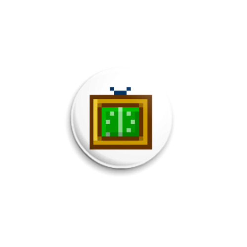 Значок 25мм с принтом  ICQ Статус #7