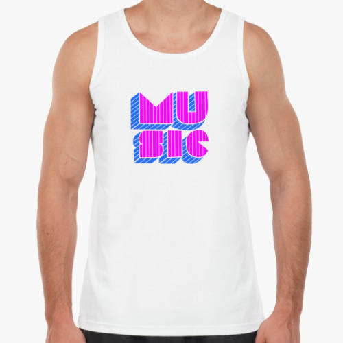 Майка с принтом Музыка / Music