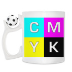 Кружка с футбольным мячиком