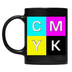 Кружка цветная UV-DTF