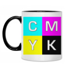 Кружка двухцветная