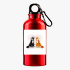 Металлическая бутылка 400 мл UV-DTF