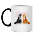 Кружка двухцветная