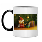 Кружка двухцветная