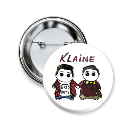 Значок 50мм Klaine ( Glee Cast )