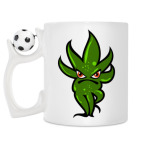 Кружка с футбольным мячиком