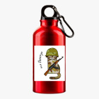 Металлическая бутылка 400 мл UV-DTF