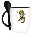 Кружка с ложкой