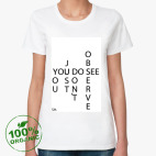 Женская футболка органик