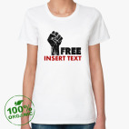 Женская футболка органик