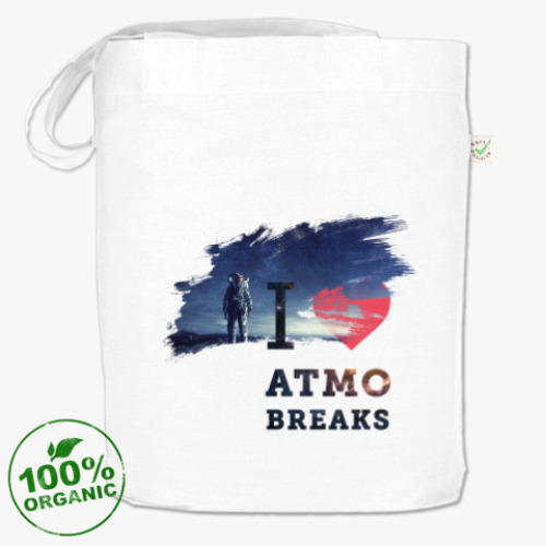 Сумка шоппер I love atmo breaks