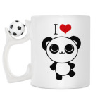 Кружка с футбольным мячиком