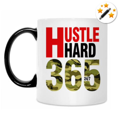 Кружка-хамелеон Hustle HARD 365