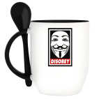 Кружка с ложкой