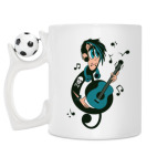 Кружка с футбольным мячиком