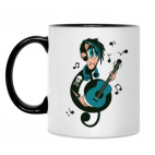 Кружка двухцветная