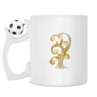 Кружка с футбольным мячиком