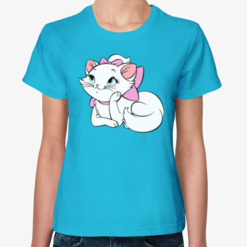 Женская футболка Dreaming Kitty