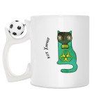 Кружка с футбольным мячиком