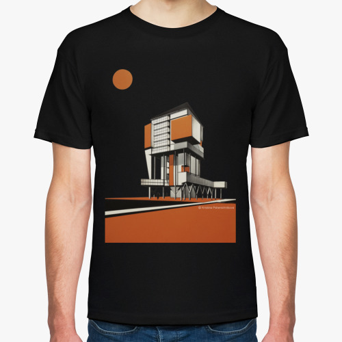 Футболка с принтом Конструктивизм