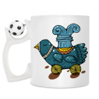 Кружка с футбольным мячиком