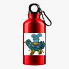 Металлическая бутылка 400 мл UV-DTF