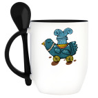 Кружка с ложкой