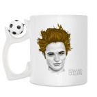 Кружка с футбольным мячиком