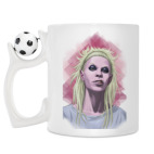 Кружка с футбольным мячиком