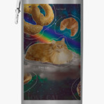 Космический кот на облаке