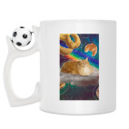 Кружка с футбольным мячиком