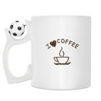 Кружка с футбольным мячиком