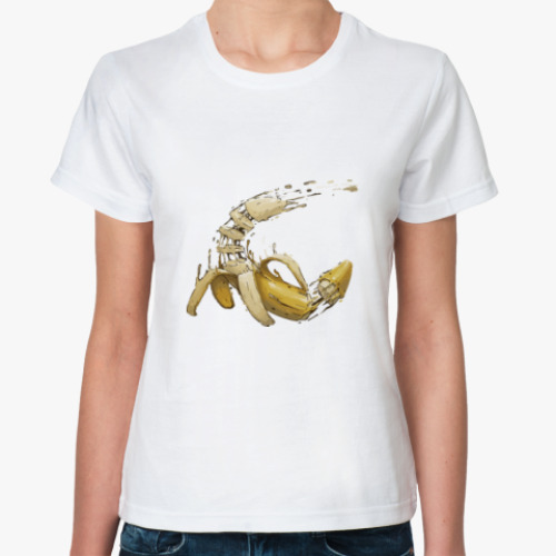 Классическая футболка Разрезанный банан