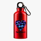 Металлическая бутылка 400 мл UV-DTF