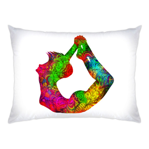 Подушка с принтом Яркие Балансы