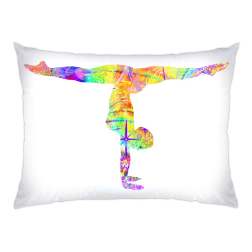 Подушка с принтом Яркие Балансы