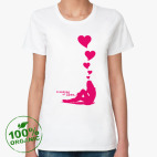 Женская футболка органик