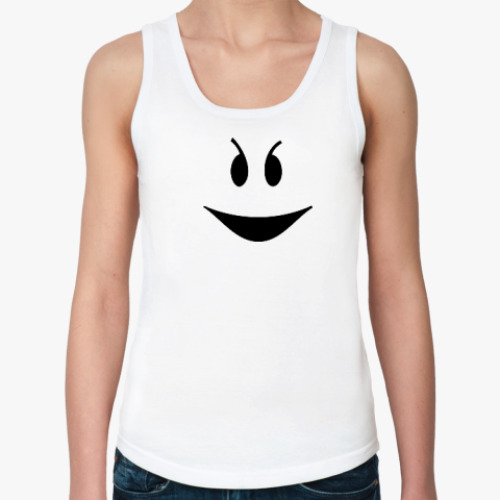 Женская майка с принтом Привидение