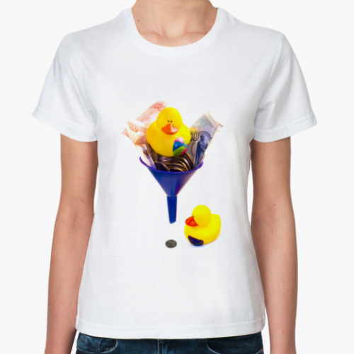 Классическая футболка Уточки фильтруют