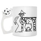 Кружка с футбольным мячиком