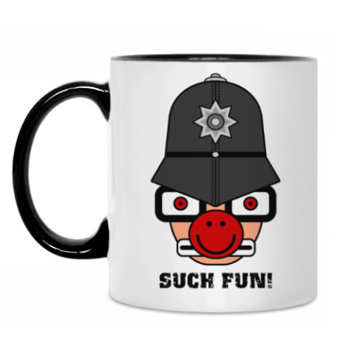 Кружка с принтом 'Клоун'