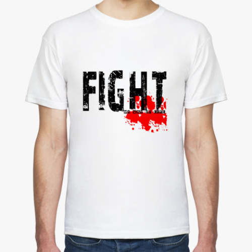 Футболка с принтом Fight