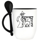 Кружка с ложкой