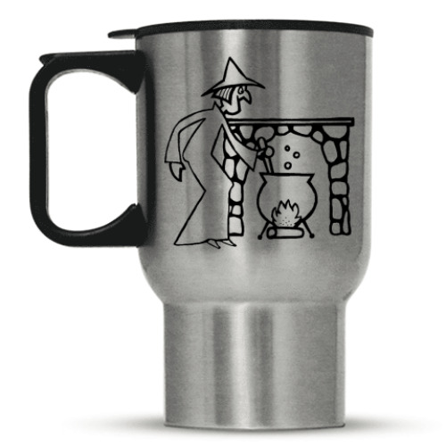 Кружка-термос с принтом Sorcerer