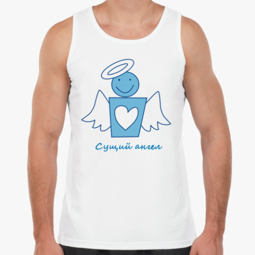 Майка с принтом Сущий ангел