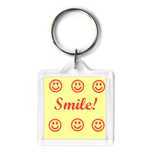 Брелок с принтом  'Smile!'