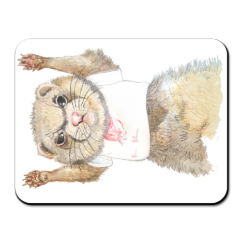 Коврик для мыши Хорек-спортсмен