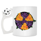 Кружка с футбольным мячиком